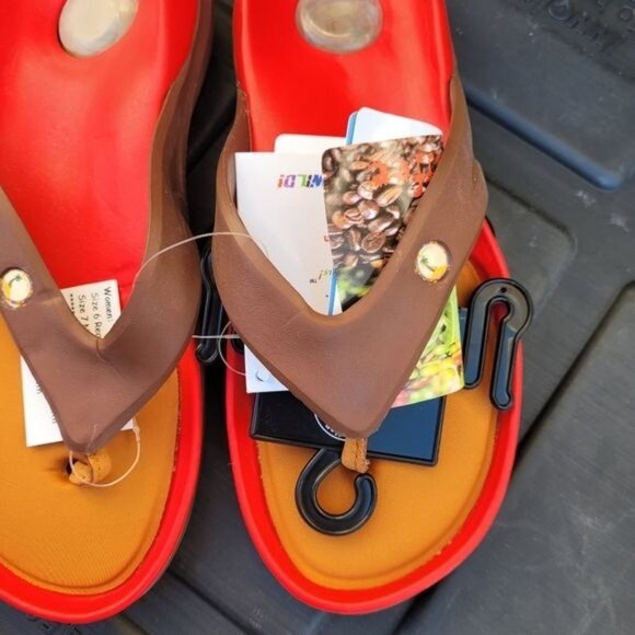 Women's Slide Flip Flops Thong Sandals Sz 6 - Picture 6 of 7